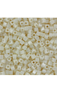 Miyuki square - cubes 1.8mm Beads - Cream ceylon SB18-421
